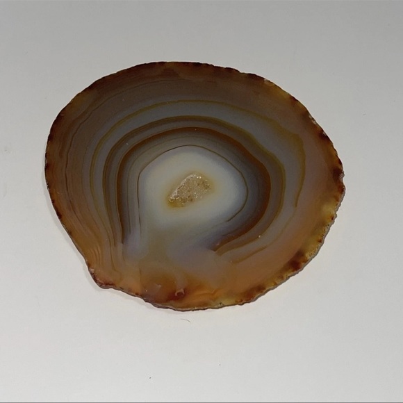 Natural Agate Carved Crystal sliced x4 - Picture 9 of 11